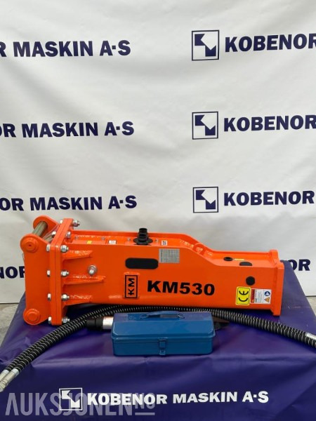 NY KM 530 PIGGHAMMER s40-FESTE CE merket FABRIKKGARANTI - Hydraulic hammer: picture 1 NY KM 530 PIGGHAMMER s40-FESTE CE merket FABRIKKGARANTI - Hydraulic hammer: picture 1