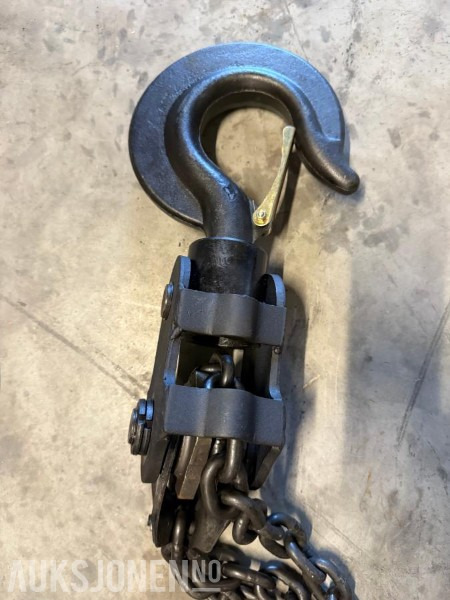 NY kjettingtalje 9000kg - god kvalitet! - Construction equipment: picture 2 NY kjettingtalje 9000kg - god kvalitet! - Construction equipment: picture 2