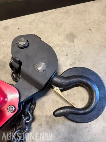 NY kjettingtalje 9000kg - god kvalitet! - Construction equipment: picture 3 NY kjettingtalje 9000kg - god kvalitet! - Construction equipment: picture 3