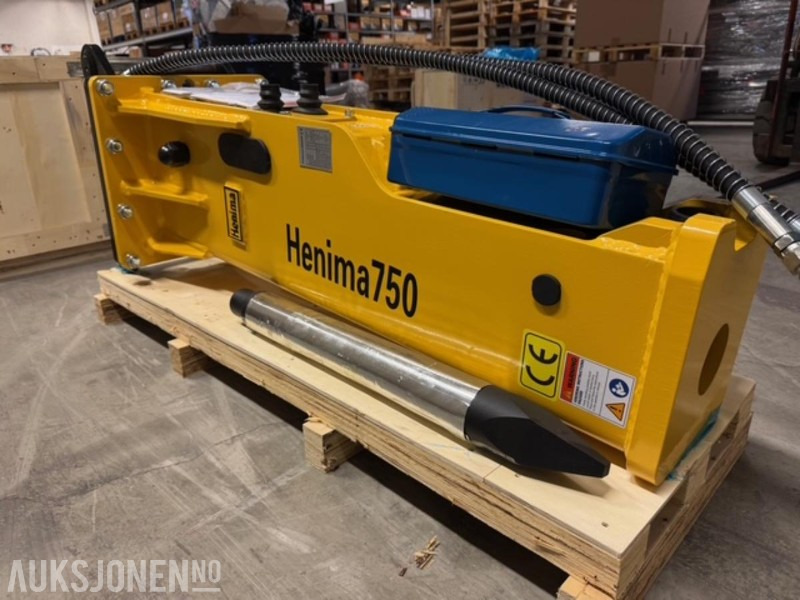 NY HENIMA PIGGHAMMER TIL 6-9 TONNS GRAVEMASKIN S50 M/GARANTI - Other machinery: picture 5 NY HENIMA PIGGHAMMER TIL 6-9 TONNS GRAVEMASKIN S50 M/GARANTI - Other machinery: picture 5