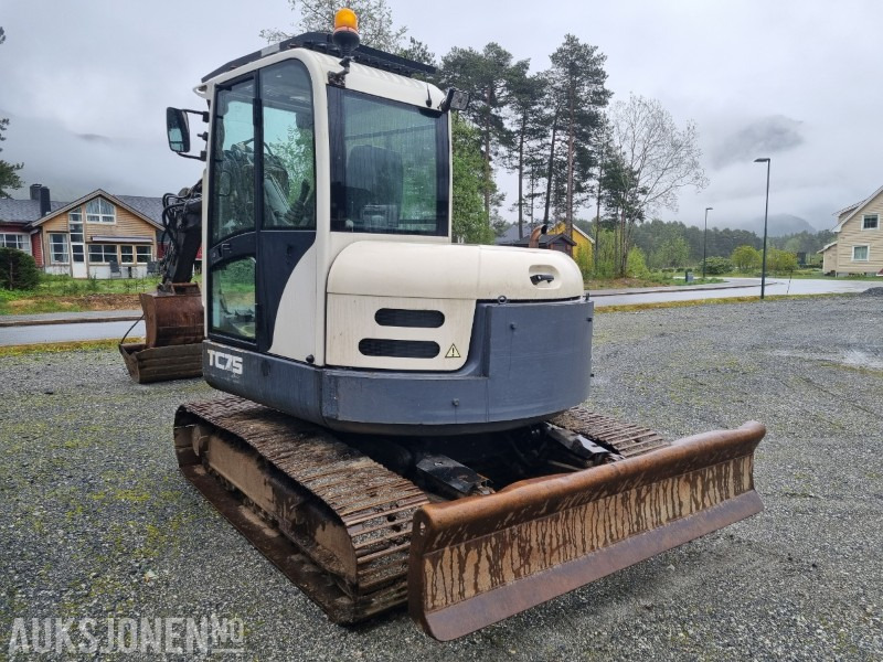 Terex TC75- Terex TC75 - hydraulisk puss, graveskuffe, skjær, to-delt bom. - Excavator: picture 5 Terex TC75- Terex TC75 - hydraulisk puss, graveskuffe, skjær, to-delt bom. - Excavator: picture 5