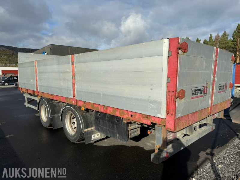 1997 Damm 2DBC20 - Egenvekt 3950kg - 2-akslet - Lastebilhenger - Nedleggbare karmer - Trailer: picture 5 1997 Damm 2DBC20 - Egenvekt 3950kg - 2-akslet - Lastebilhenger - Nedleggbare karmer - Trailer: picture 5