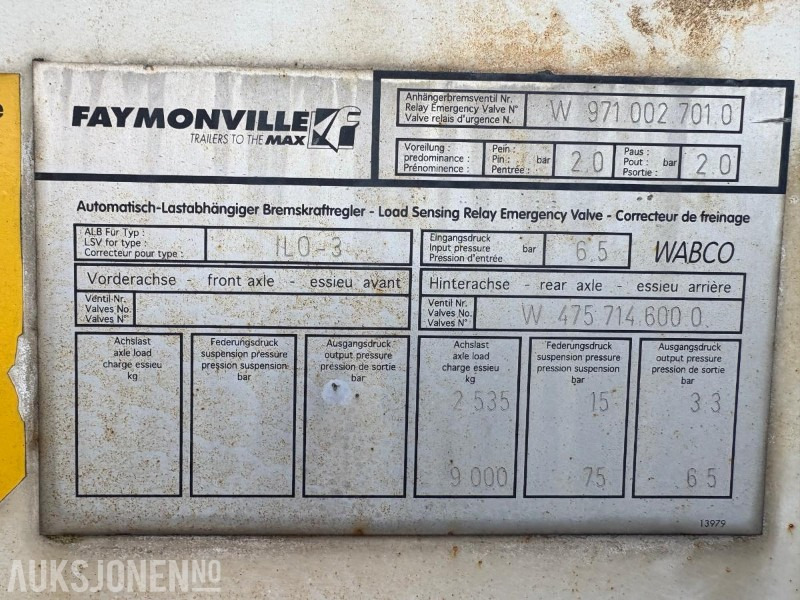 2007 Faymonville element tralle - Trailer: picture 4 2007 Faymonville element tralle - Trailer: picture 4