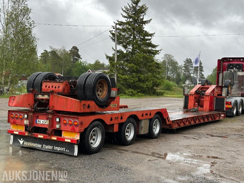 2009 Trail King TK154HED lavboy-henger - 4akslet maskinhenger med vse styring - Trailer: picture 5 2009 Trail King TK154HED lavboy-henger - 4akslet maskinhenger med vse styring - Trailer: picture 5