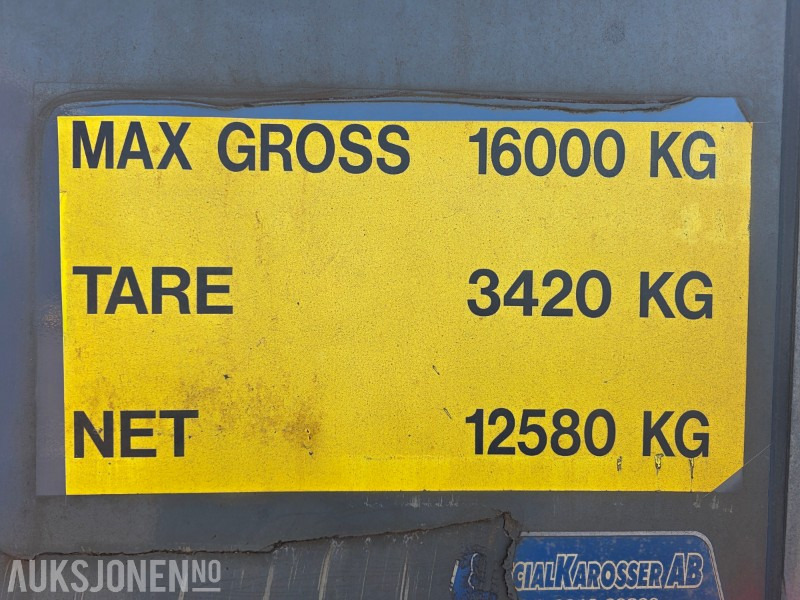 Truck 2019 Vekselflak 782 KLASSE C NS-EN 284 - tilrettelagt for jernbanetransport: picture 15