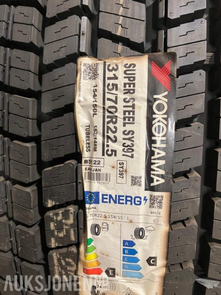 2021 Andre Nye/ubrukte Yokohama SY397 315/70R22,5 - 4 stk - Truck: picture 2 2021 Andre Nye/ubrukte Yokohama SY397 315/70R22,5 - 4 stk - Truck: picture 2