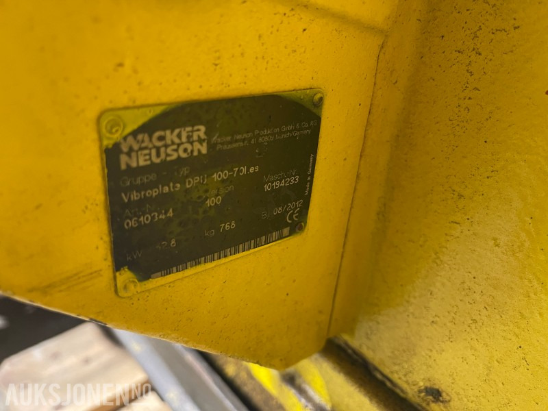 Wacker Neuson DPU 100-70Les - Construction equipment: picture 4 Wacker Neuson DPU 100-70Les - Construction equipment: picture 4
