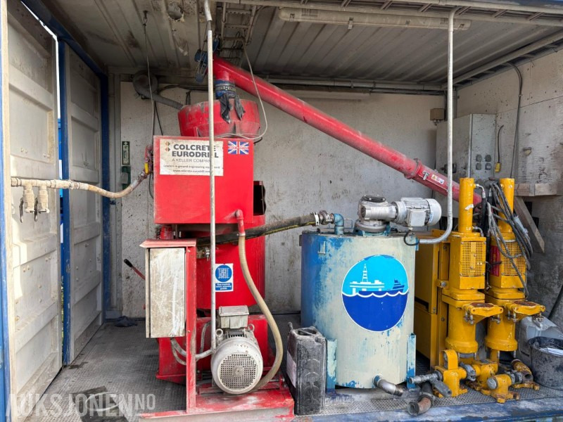 Komplett grout/gyse og blandesystem montert i fot container - Construction equipment: picture 2 Komplett grout/gyse og blandesystem montert i fot container - Construction equipment: picture 2