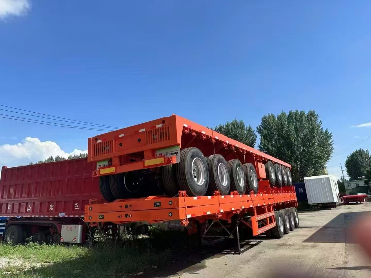 New Low loader semi-trailer ZHICHENG SEMI FLAT BED LOW BED IN VARIOUS AND SIZE ( USED OR NEW CONDITION): picture 27