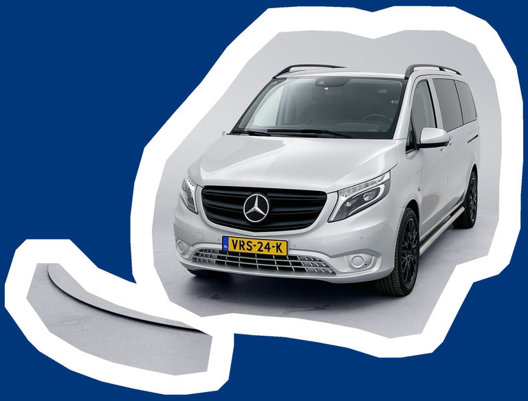 Mercedes-Benz Vito 119 CDI Lang DC Distronic 19"inch lichtmetaal 2x schuifdeur Led Stoelverwarming Navigatie Dubbele cabine Automatische airco - Small van, Combi van: picture 1 Mercedes-Benz Vito 119 CDI Lang DC Distronic 19"inch lichtmetaal 2x schuifdeur Led Stoelverwarming Navigatie Dubbele cabine Automatische airco - Small van, Combi van: picture 1