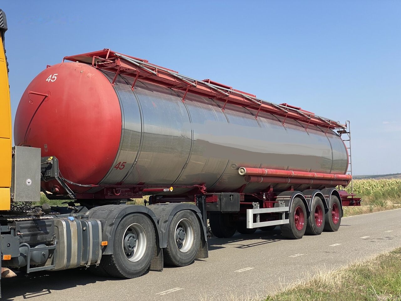 LAG Cisterna Inox alimentar -REVIZIE COMPLETA - agricultura - AZOT - Tank semi-trailer: picture 1 LAG Cisterna Inox alimentar -REVIZIE COMPLETA - agricultura - AZOT - Tank semi-trailer: picture 1