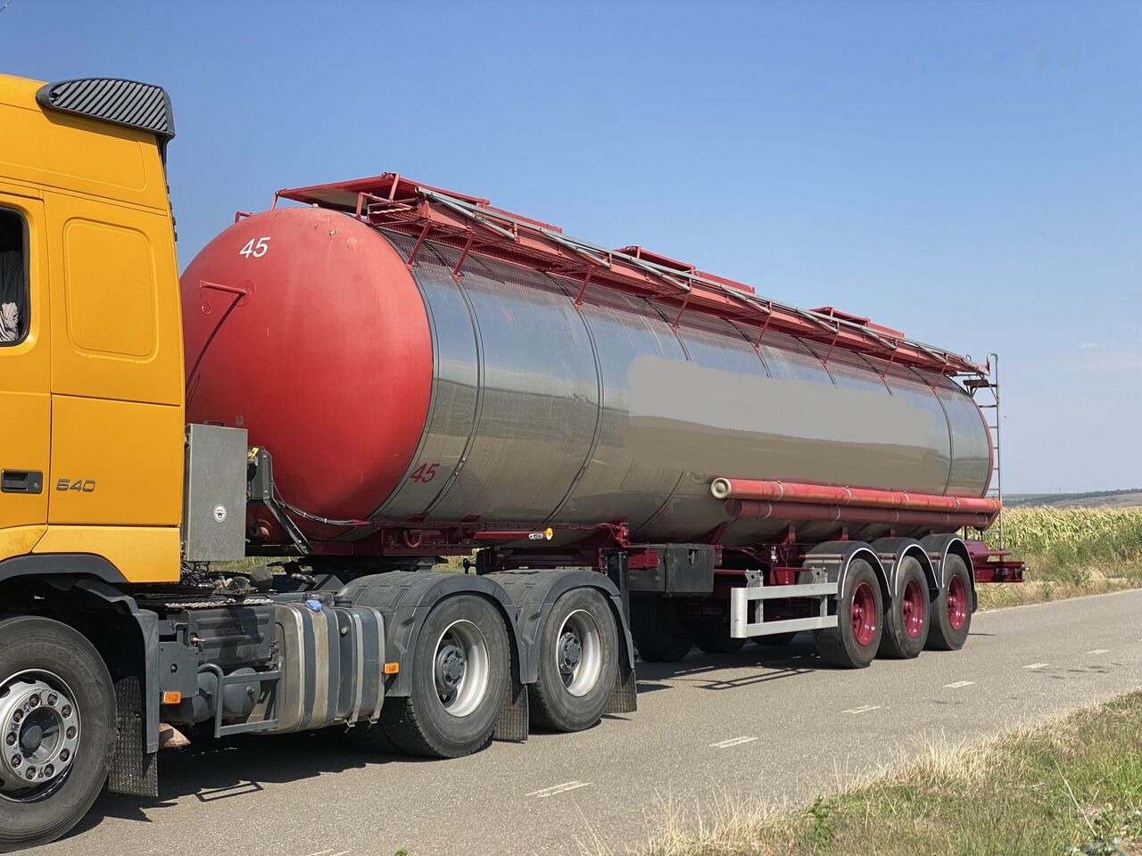 LAG Cisterna Inox alimentar -REVIZIE COMPLETA - agricultura - AZOT - Tank semi-trailer: picture 2 LAG Cisterna Inox alimentar -REVIZIE COMPLETA - agricultura - AZOT - Tank semi-trailer: picture 2