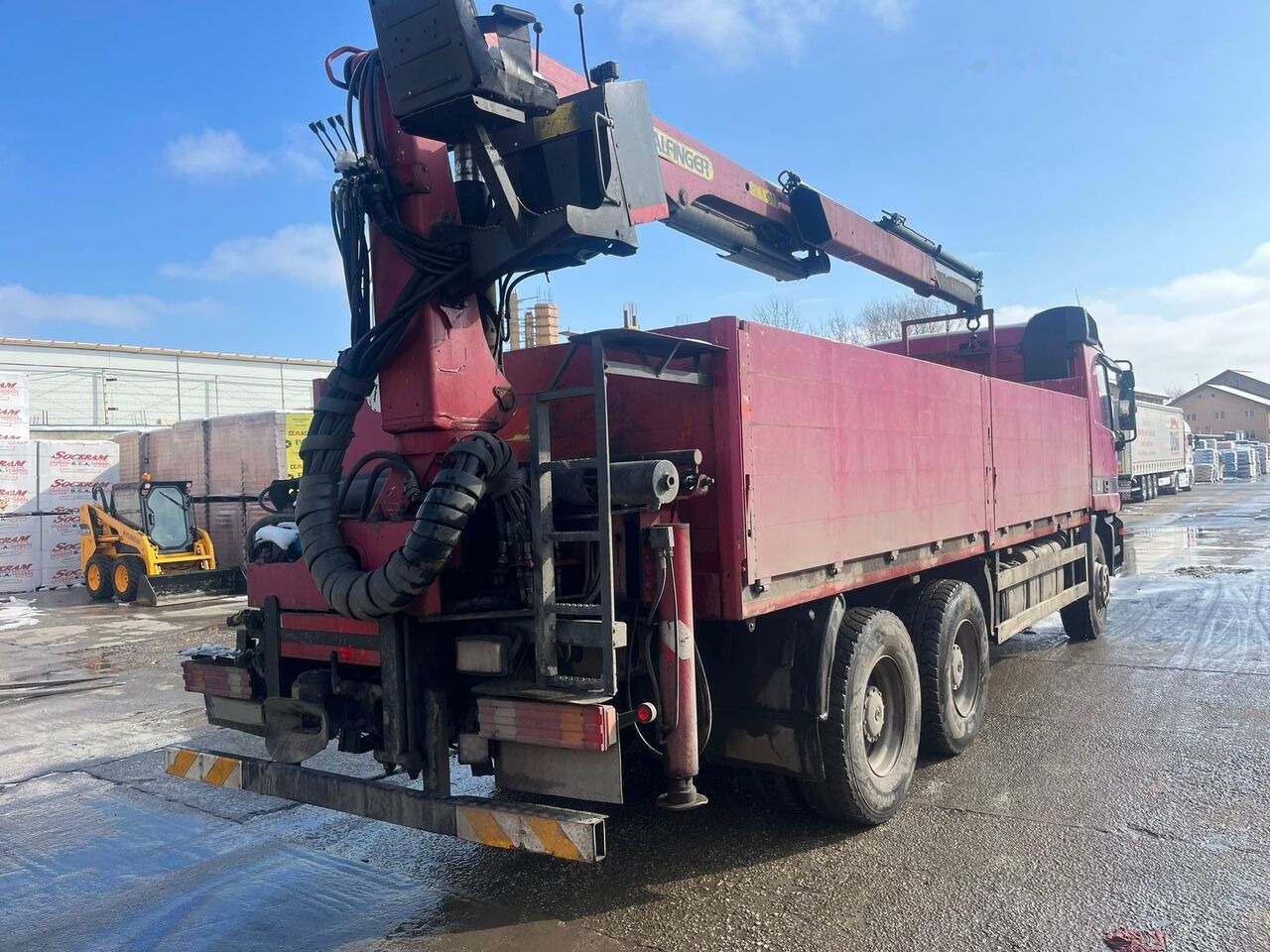 Mercedes-Benz Actros MP1 6x4 + Palfinger Krane - Crane truck, Dropside/ Flatbed truck: picture 3 Mercedes-Benz Actros MP1 6x4 + Palfinger Krane - Crane truck, Dropside/ Flatbed truck: picture 3