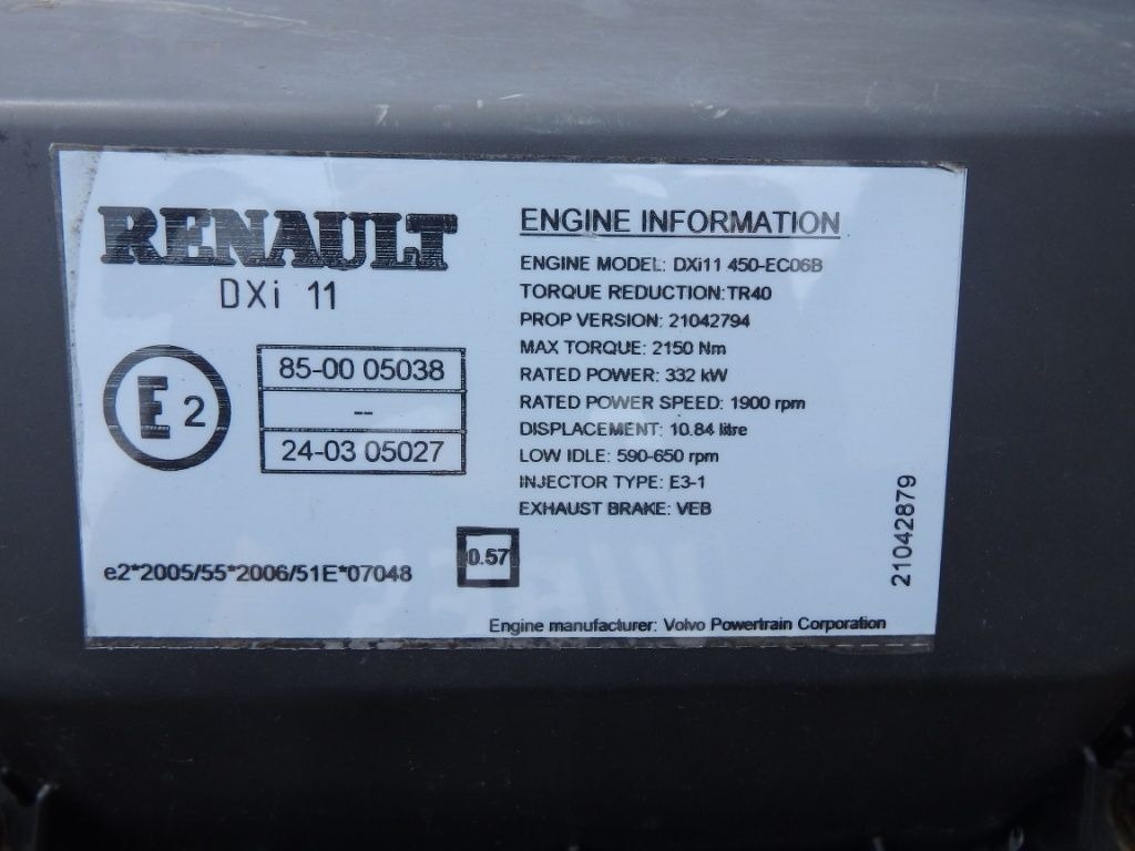 Renault DXI 11 450   Renault Premium - Engine for Truck: picture 3 Renault DXI 11 450   Renault Premium - Engine for Truck: picture 3