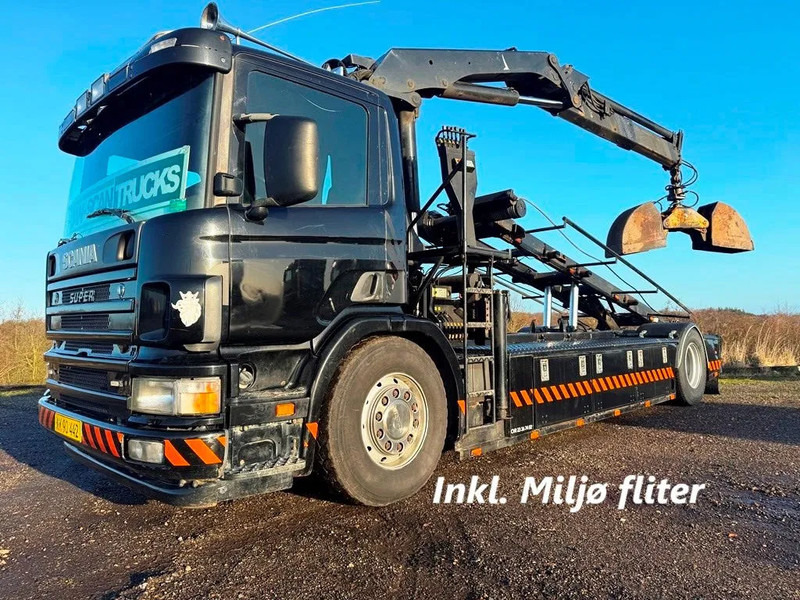 Scania P94-260 Palfinger crane PK 15002. rotor and hydr. for grabbe. - Cable system truck: picture 4 Scania P94-260 Palfinger crane PK 15002. rotor and hydr. for grabbe. - Cable system truck: picture 4