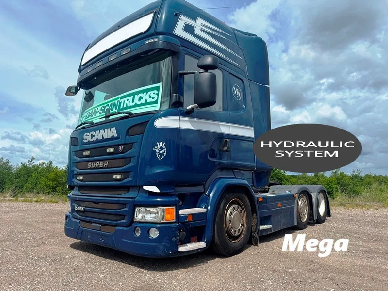 Scania R450 Mega Twensteer. Hydr. system. Air / Air suspension. - Tractor unit: picture 1 Scania R450 Mega Twensteer. Hydr. system. Air / Air suspension. - Tractor unit: picture 1