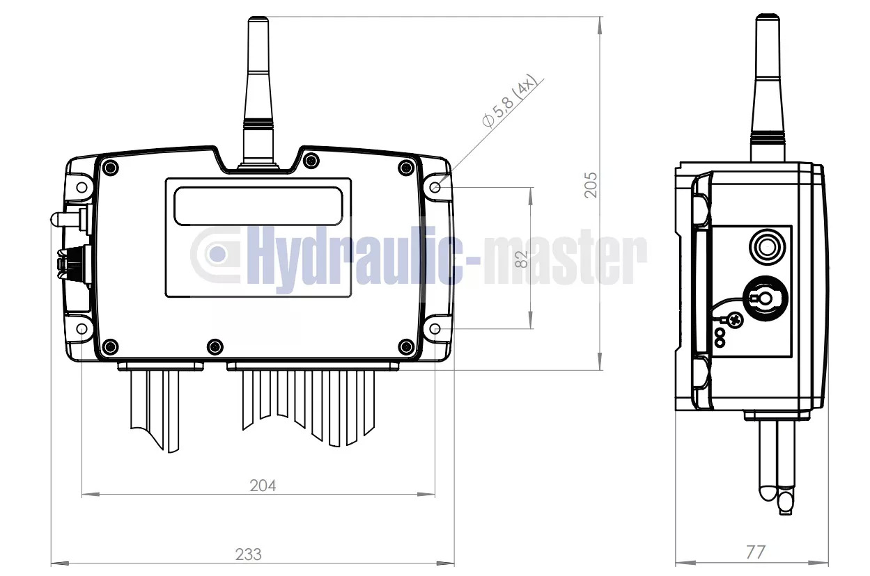 Remote Radio Scanreco G2B Mini 6 functions with LCD Display for Danfoss AMP - Construction machinery: picture 3 Remote Radio Scanreco G2B Mini 6 functions with LCD Display for Danfoss AMP - Construction machinery: picture 3