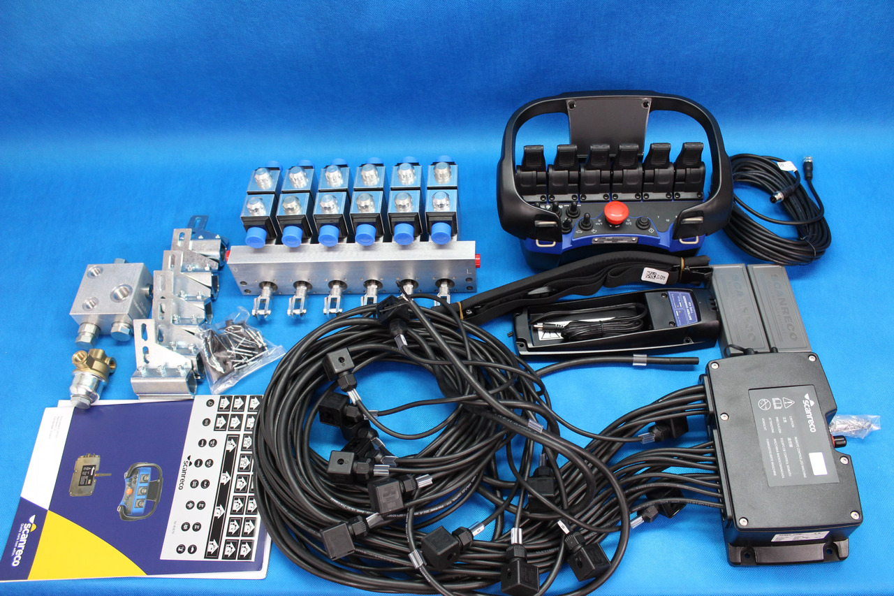 Scanreco RC400 G2B 6 Functions + Retrofit Kit for crane with valve without solenoids Fassi Hiab Palfinger 12/24V - Construction machinery: picture 1 Scanreco RC400 G2B 6 Functions + Retrofit Kit for crane with valve without solenoids Fassi Hiab Palfinger 12/24V - Construction machinery: picture 1