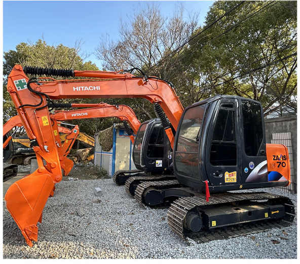 Good Condition Original HITACHI ZX70 Crawler Excavator ZX70 ZX120 Second Hand Tracked Digger - Crawler excavator: picture 1 Good Condition Original HITACHI ZX70 Crawler Excavator ZX70 ZX120 Second Hand Tracked Digger - Crawler excavator: picture 1