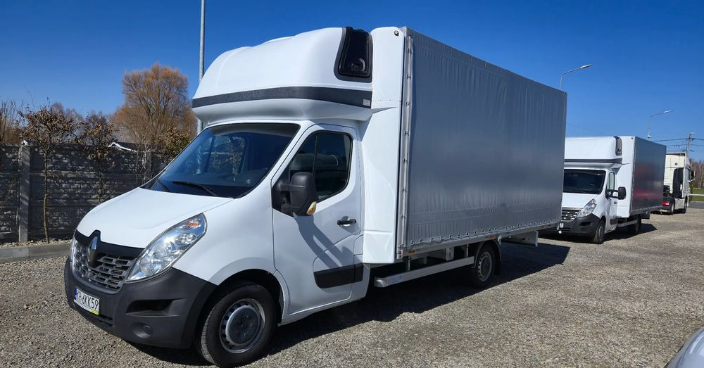 Renault Master 2x +zabudowa 12 palet-reg wysokości Spanie XXL - Curtain side van: picture 3 Renault Master 2x +zabudowa 12 palet-reg wysokości Spanie XXL - Curtain side van: picture 3