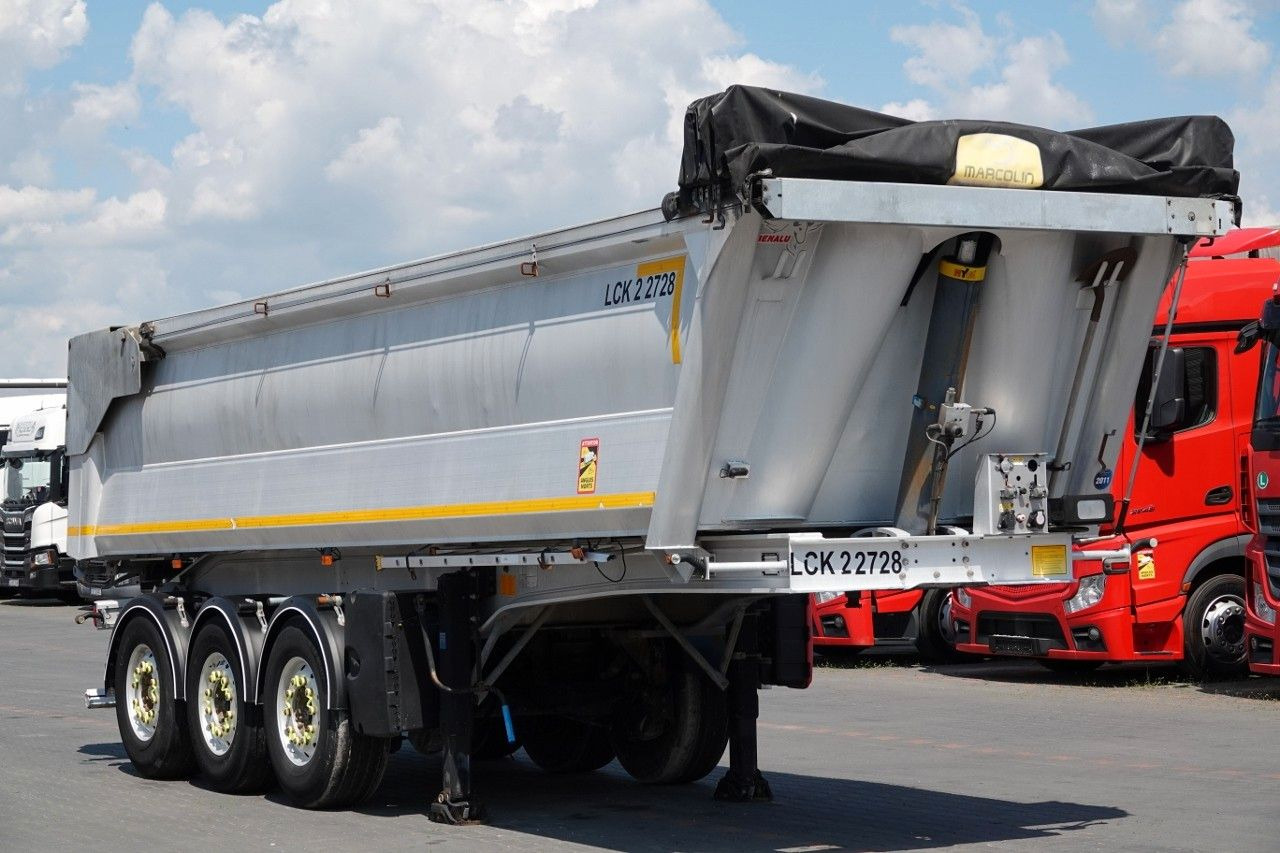 Benalu WYWROTKA / 23 m3 / ALUMINIOWA HYDROKLAPA / OŚ P - Tipper semi-trailer: picture 1 Benalu WYWROTKA / 23 m3 / ALUMINIOWA HYDROKLAPA / OŚ P - Tipper semi-trailer: picture 1