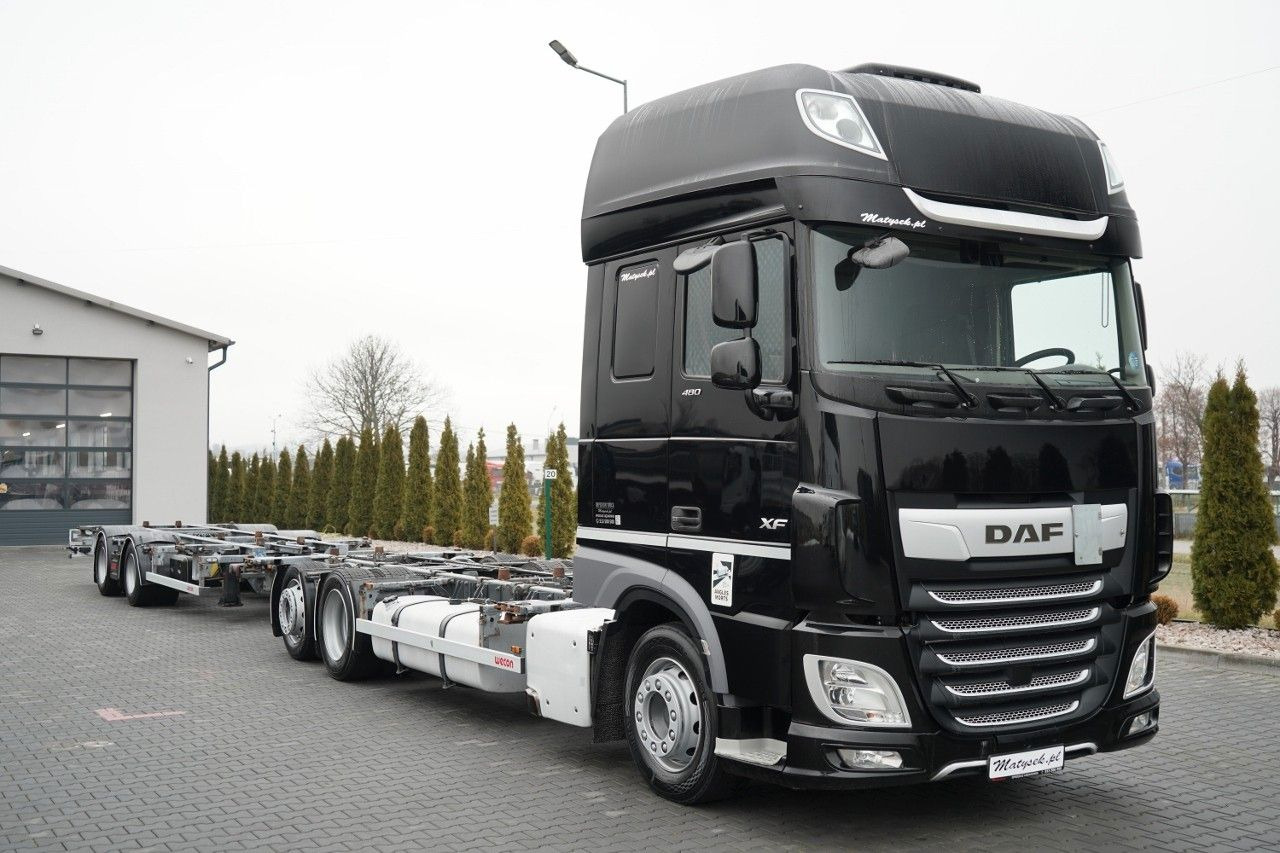 DAF XF 480 / BDF / 6X2 / ZESTAW TANDEM / SSC / I-PAR - Container transporter/ Swap body truck: picture 2 DAF XF 480 / BDF / 6X2 / ZESTAW TANDEM / SSC / I-PAR - Container transporter/ Swap body truck: picture 2