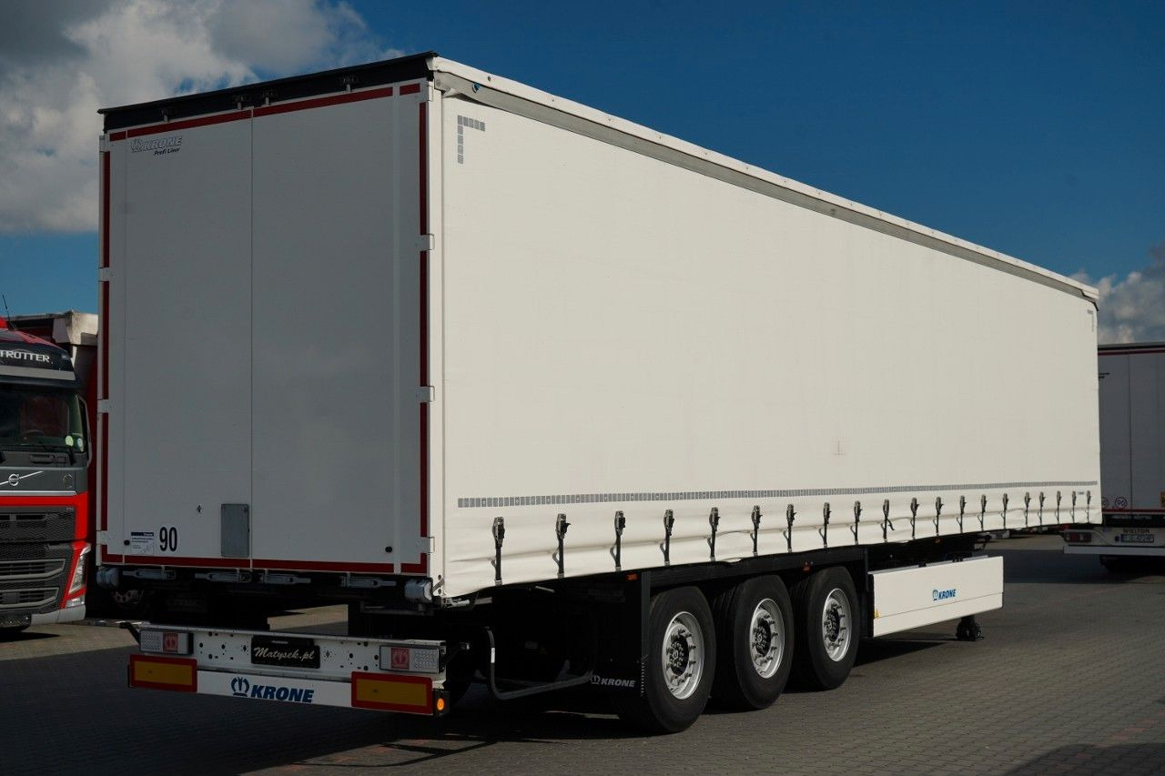 Krone FIRANKA / KOSZ NA PALETY / 2 OSIE PODNOSZONE / 2 - Curtainsider semi-trailer: picture 3 Krone FIRANKA / KOSZ NA PALETY / 2 OSIE PODNOSZONE / 2 - Curtainsider semi-trailer: picture 3