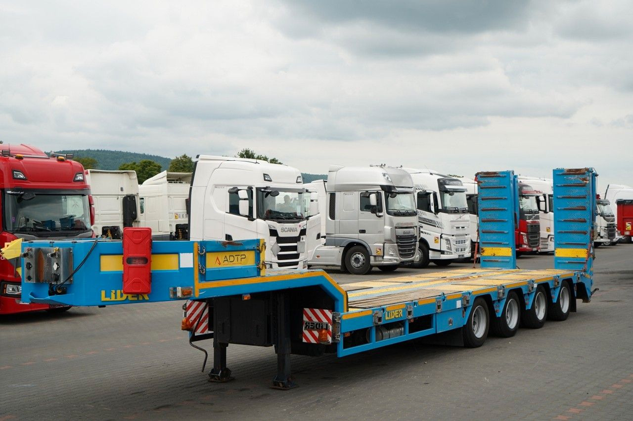 LIDER LAWETA NISKOPODWOZIOWA / POSZERZANA / 4 OS - Low loader semi-trailer: picture 1 LIDER LAWETA NISKOPODWOZIOWA / POSZERZANA / 4 OS - Low loader semi-trailer: picture 1