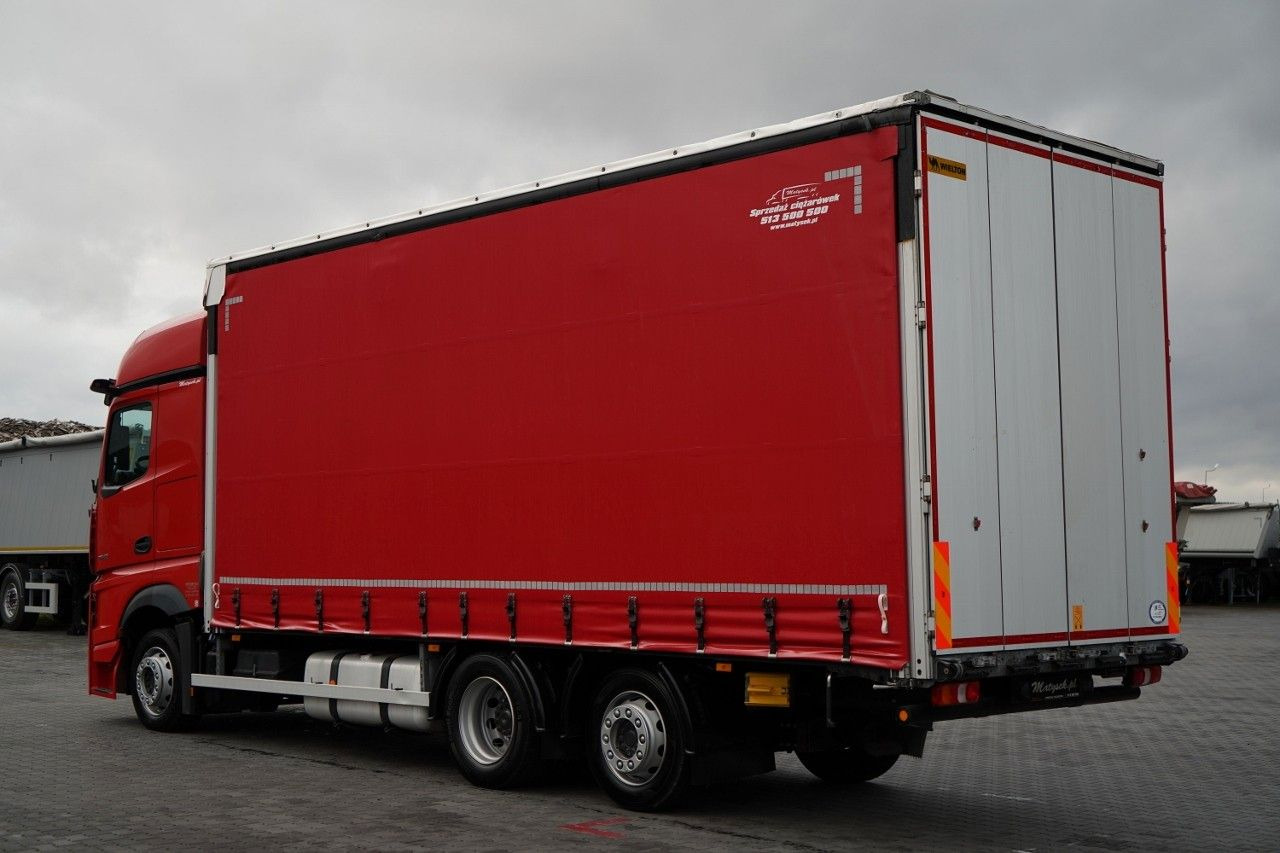 Mercedes-Benz ACTROS / 2545 / SOLÓWKA / 6x2 / I-PARK COOL / - Curtainsider truck: picture 3 Mercedes-Benz ACTROS / 2545 / SOLÓWKA / 6x2 / I-PARK COOL / - Curtainsider truck: picture 3