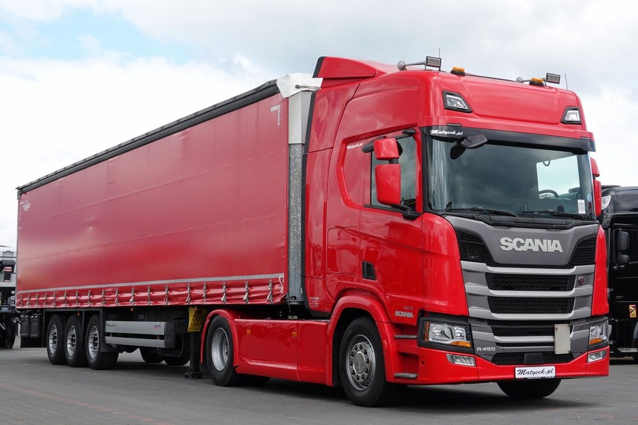 Scania R 450 / OPONY 100% / 2021 ROK / ZESTAW / FIRANKA - Tractor unit: picture 4 Scania R 450 / OPONY 100% / 2021 ROK / ZESTAW / FIRANKA - Tractor unit: picture 4