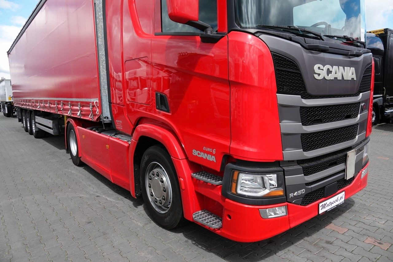 Scania R 450 / OPONY 100% / 2021 ROK / ZESTAW / FIRANKA - Tractor unit: picture 5 Scania R 450 / OPONY 100% / 2021 ROK / ZESTAW / FIRANKA - Tractor unit: picture 5
