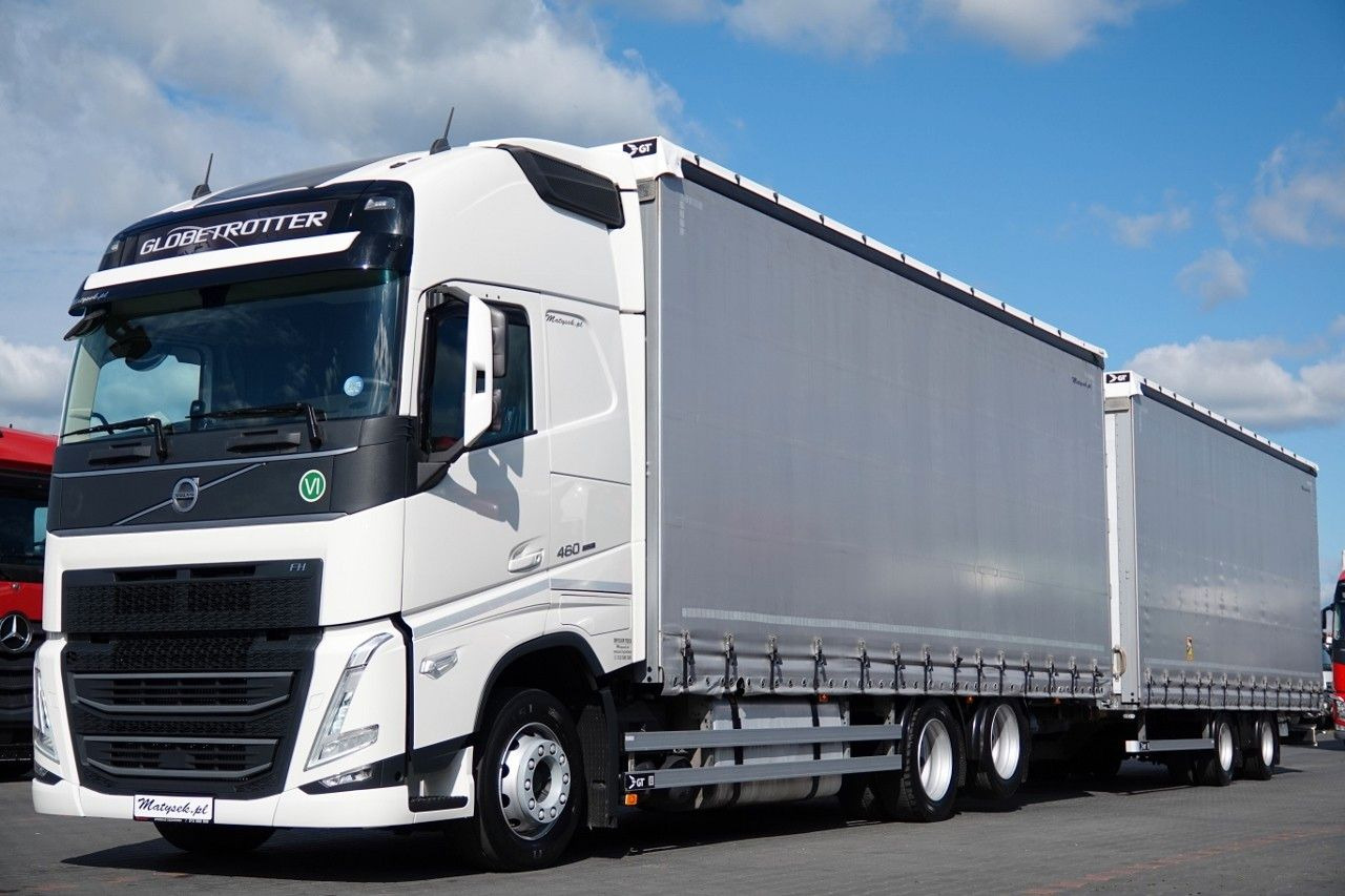 Volvo FH 460 / ZESTAW TANDEM / 120 M3 / CAŁY NA PODUS - Curtainsider truck: picture 1 Volvo FH 460 / ZESTAW TANDEM / 120 M3 / CAŁY NA PODUS - Curtainsider truck: picture 1