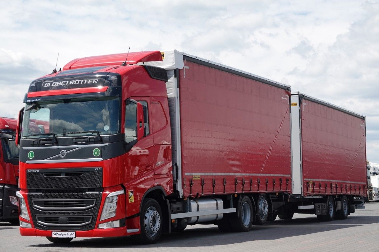 Volvo FH 460 / ZESTAW TANDEM 120 M3 / I-PARK COOL - Curtainsider truck: picture 2 Volvo FH 460 / ZESTAW TANDEM 120 M3 / I-PARK COOL - Curtainsider truck: picture 2
