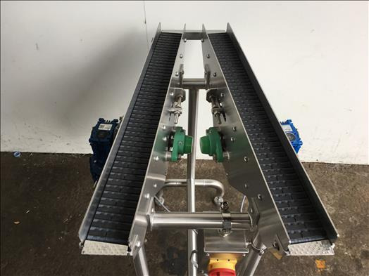 Priden stainless twin lane V conveyor - Conveyor: picture 3 Priden stainless twin lane V conveyor - Conveyor: picture 3