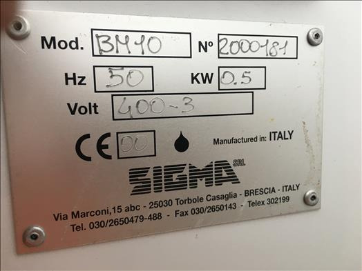 Sigma BM10 planetary mixer - Food processing equipment: picture 5 Sigma BM10 planetary mixer - Food processing equipment: picture 5