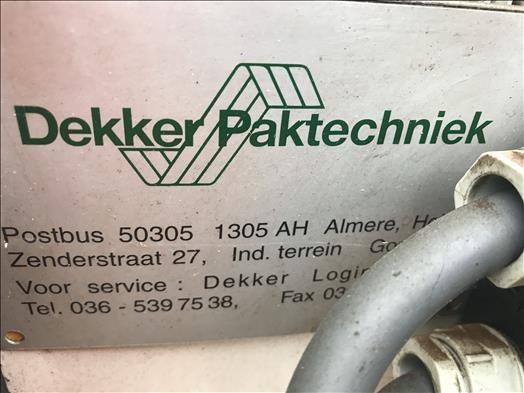 Conveyor Dekker Paktechniek - Conveyor: picture 4 Conveyor Dekker Paktechniek - Conveyor: picture 4