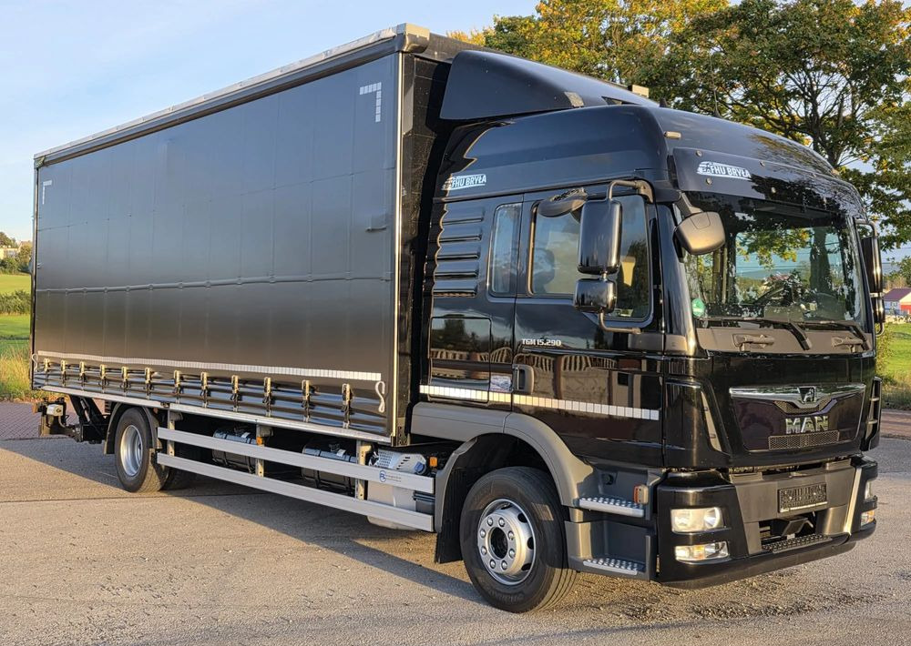 MAN TGM 15.290 / FIRANKA / 2019R / SPROWADZONY/ 7500 ŁADOWNOŚĆ / 18 PALET / E6 / JAK NOWY / WINDA / - Curtainsider truck: picture 1 MAN TGM 15.290 / FIRANKA / 2019R / SPROWADZONY/ 7500 ŁADOWNOŚĆ / 18 PALET / E6 / JAK NOWY / WINDA / - Curtainsider truck: picture 1