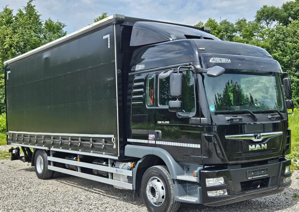 MAN TGM 15.290 / FIRANKA / 2019R / SPROWADZONY/ 7500 ŁADOWNOŚĆ / 18 PALET / E6 / JAK NOWY / WINDA / - Curtainsider truck: picture 2 MAN TGM 15.290 / FIRANKA / 2019R / SPROWADZONY/ 7500 ŁADOWNOŚĆ / 18 PALET / E6 / JAK NOWY / WINDA / - Curtainsider truck: picture 2