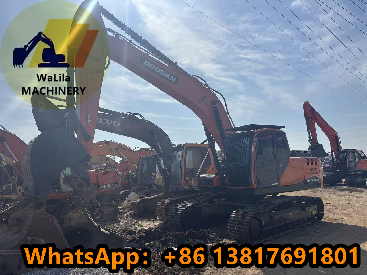 DOOSAN DX225DLA - Crawler excavator: picture 1 DOOSAN DX225DLA - Crawler excavator: picture 1
