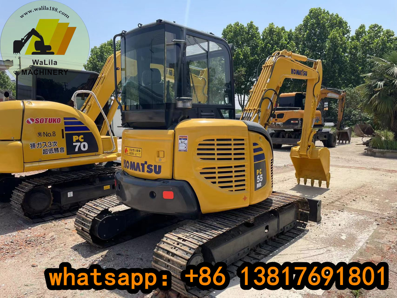 KOMATSU PC 55 MR-3 - Mini excavator: picture 3 KOMATSU PC 55 MR-3 - Mini excavator: picture 3