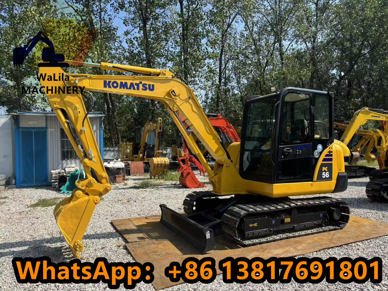 KOMATSU PC56-7 - Mini excavator: picture 1 KOMATSU PC56-7 - Mini excavator: picture 1