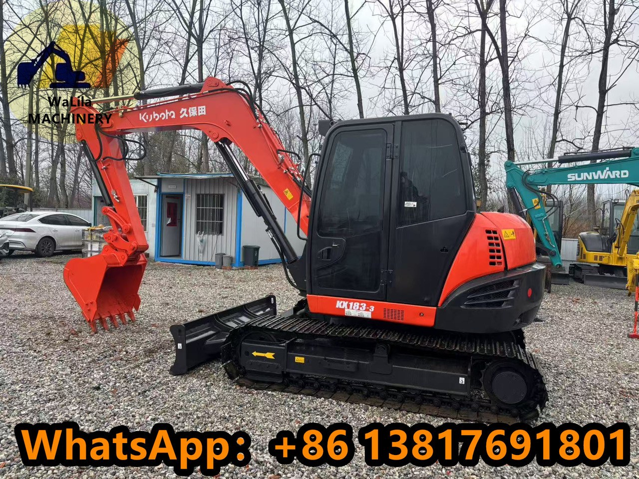 Kubota Kx183 - Mini excavator: picture 1 Kubota Kx183 - Mini excavator: picture 1