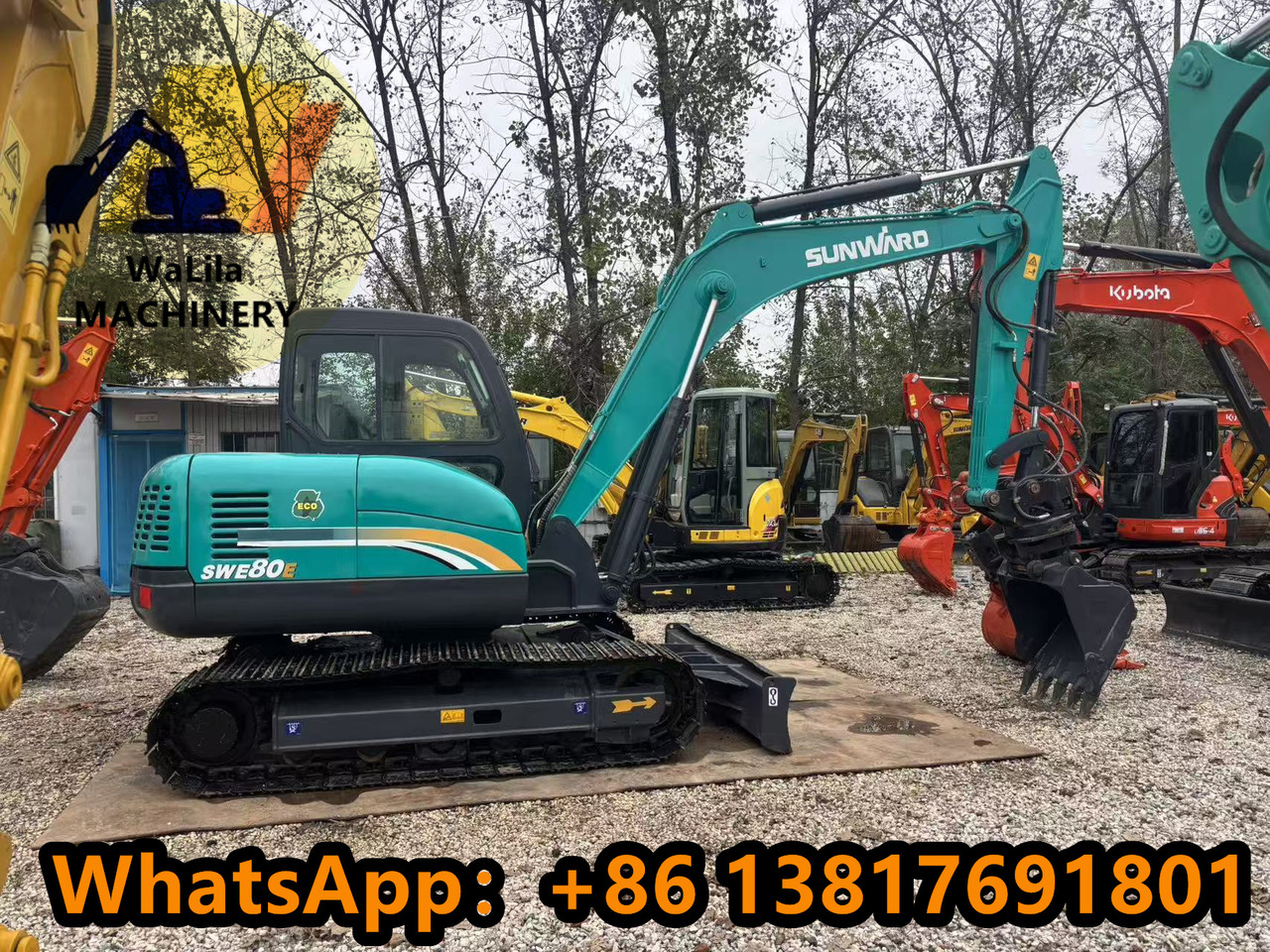SUNWARD SWE80E9 - Mini excavator: picture 1 SUNWARD SWE80E9 - Mini excavator: picture 1