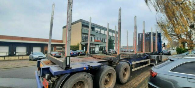 Kässbohrer SCV Plattform Mit Rungen 3 Achser - Timber semi-trailer: picture 2 Kässbohrer SCV Plattform Mit Rungen 3 Achser - Timber semi-trailer: picture 2