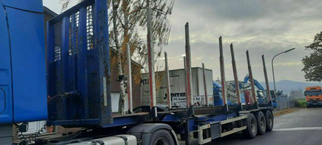 Kässbohrer SCV Plattform Mit Rungen 3 Achser - Timber semi-trailer: picture 3 Kässbohrer SCV Plattform Mit Rungen 3 Achser - Timber semi-trailer: picture 3