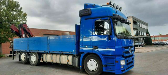 Mercedes-Benz 2544 Pritsche mit Kran Hiab XS am Heck - Dropside/ Flatbed truck, Crane truck: picture 2 Mercedes-Benz 2544 Pritsche mit Kran Hiab XS am Heck - Dropside/ Flatbed truck, Crane truck: picture 2