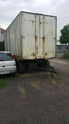 Schmitz Cargobull AWF 18 German Fahrzeug - Closed box trailer: picture 1 Schmitz Cargobull AWF 18 German Fahrzeug - Closed box trailer: picture 1