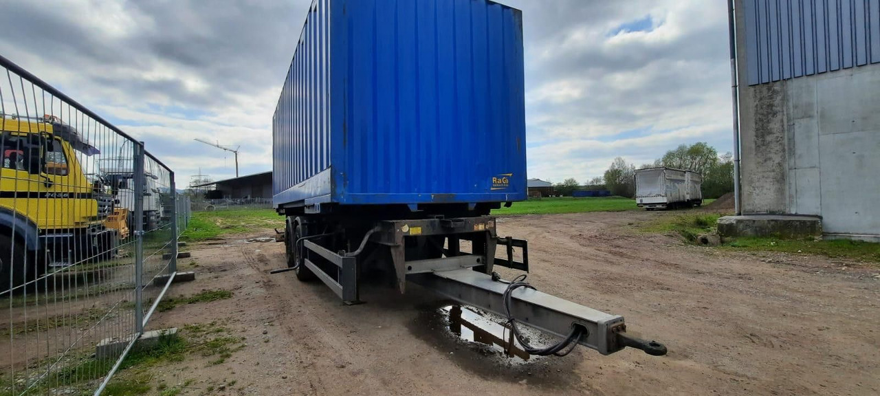 Schmitz Cargobull Containeranhänger mit Container - Closed box trailer: picture 4 Schmitz Cargobull Containeranhänger mit Container - Closed box trailer: picture 4