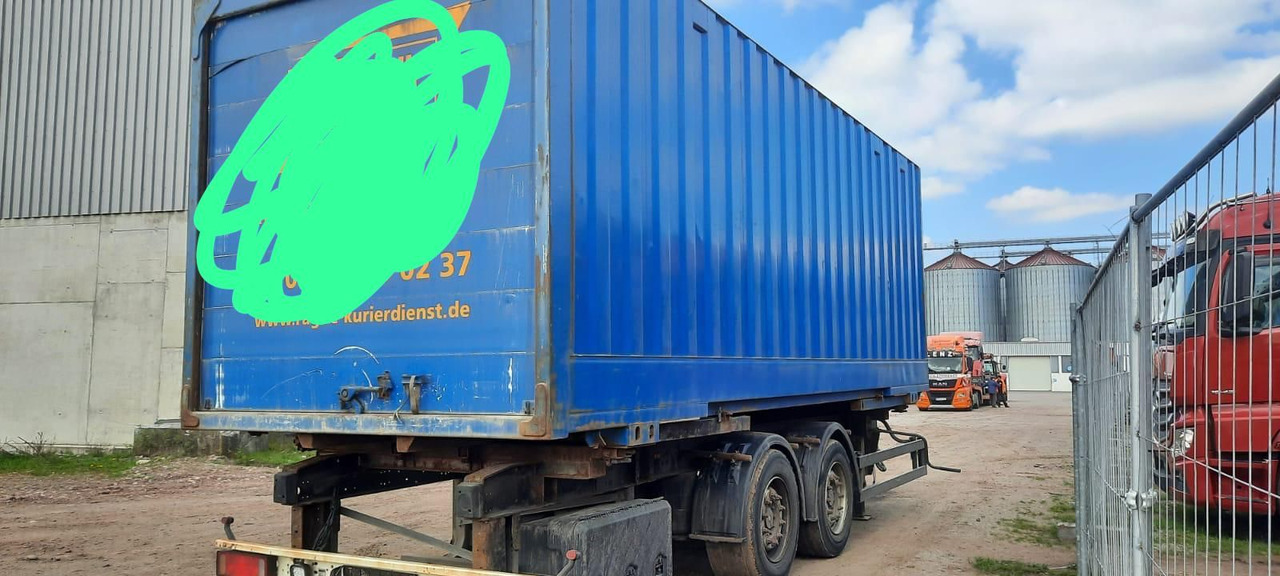 Schmitz Cargobull Containeranhänger mit Container - Closed box trailer: picture 5 Schmitz Cargobull Containeranhänger mit Container - Closed box trailer: picture 5
