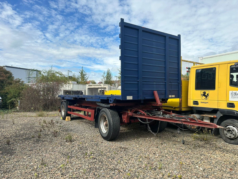 Schmitz Cargobull WF18 mit Plattform - Dropside/ Flatbed semi-trailer: picture 1 Schmitz Cargobull WF18 mit Plattform - Dropside/ Flatbed semi-trailer: picture 1